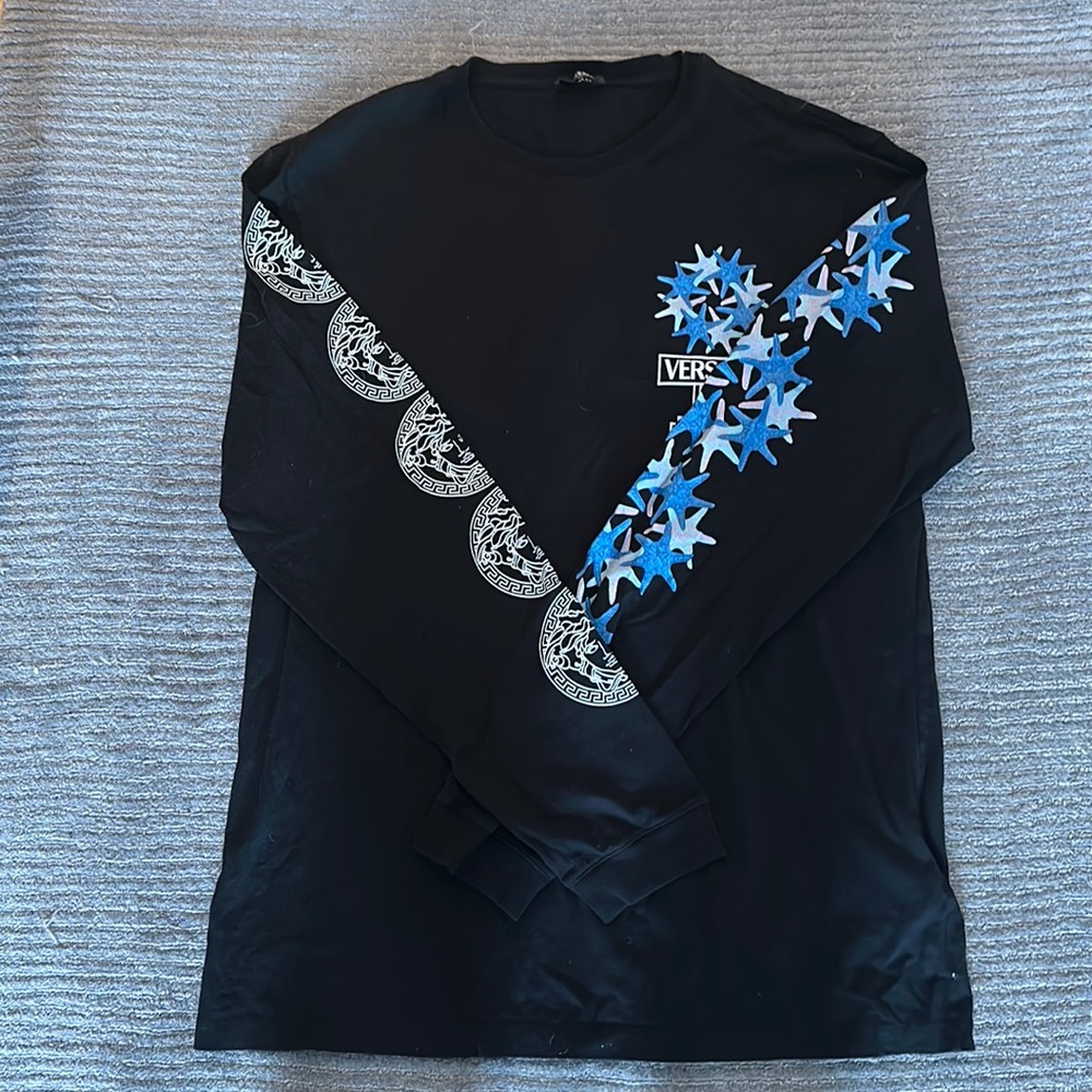 Versace Versacepolis mens long sleeve tee shirt.